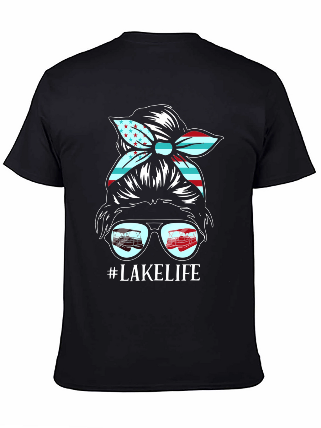 Lake Life Messy Bun T-Shirt