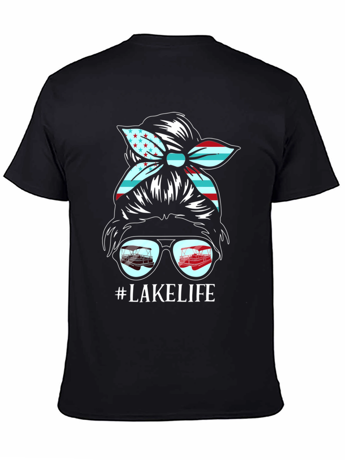 Lake Life Messy Bun T-Shirt