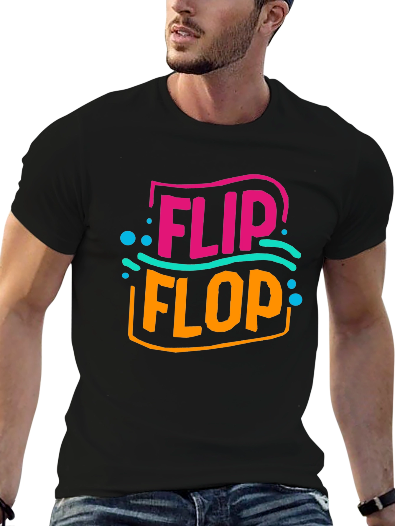 Flip Flop Graphic Tee - Summer Ready Comfort