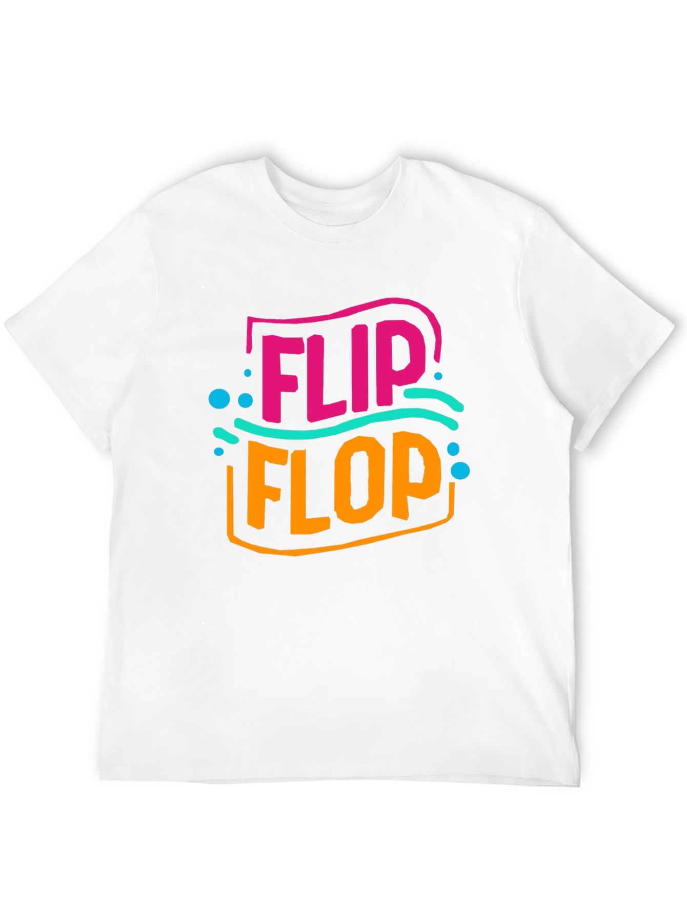 Flip Flop Graphic Tee - Summer Ready Comfort