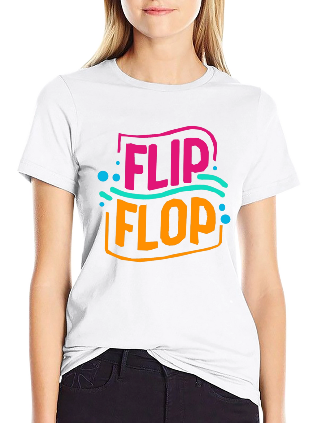 Flip Flop Graphic Tee - Summer Ready Comfort
