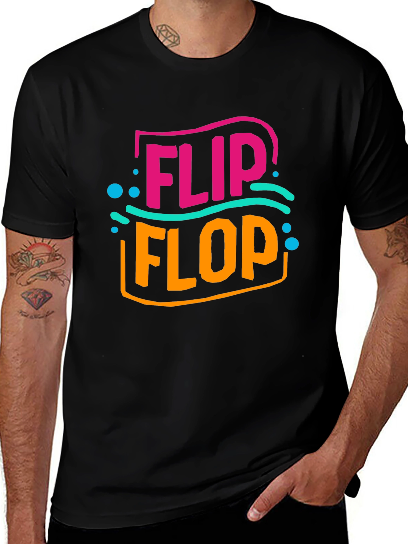 Flip Flop Graphic Tee - Summer Ready Comfort