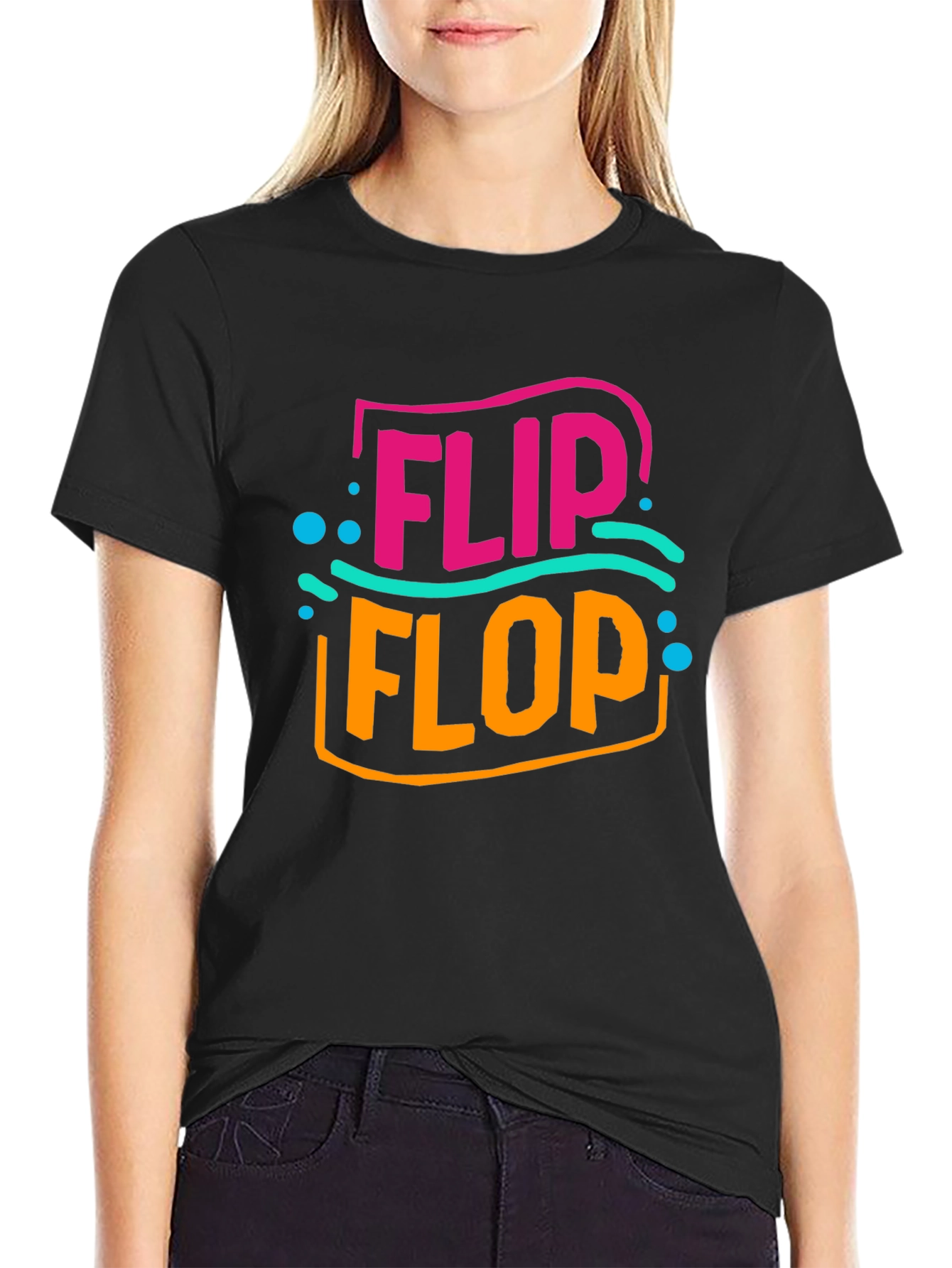 Flip Flop Graphic Tee - Summer Ready Comfort