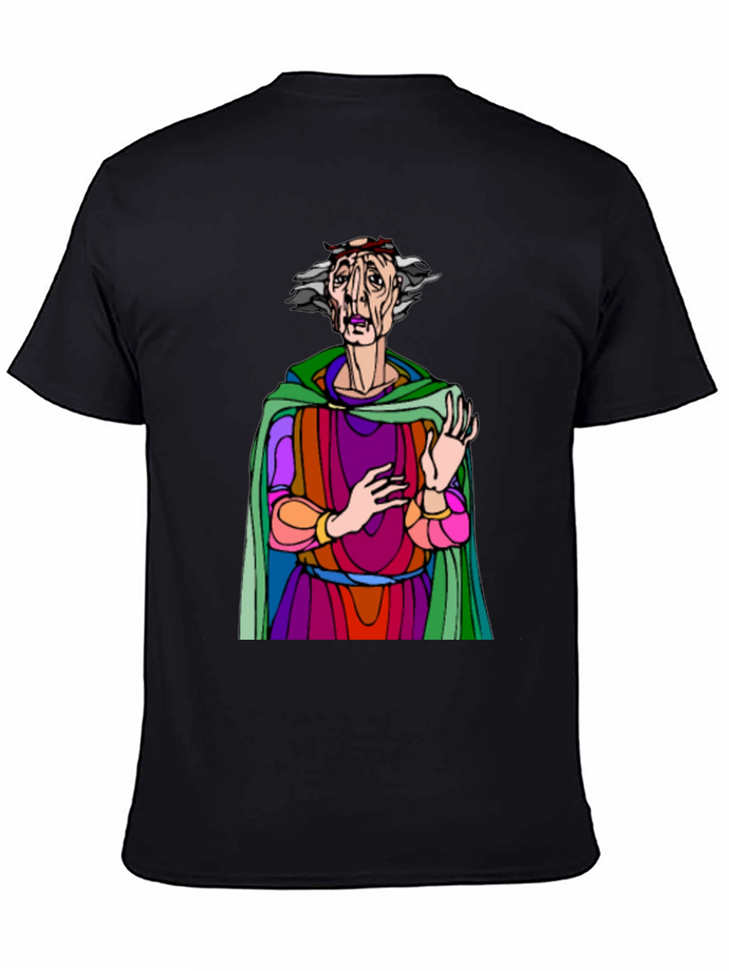 Unique Graphic T-Shirt with Artistic Character Design