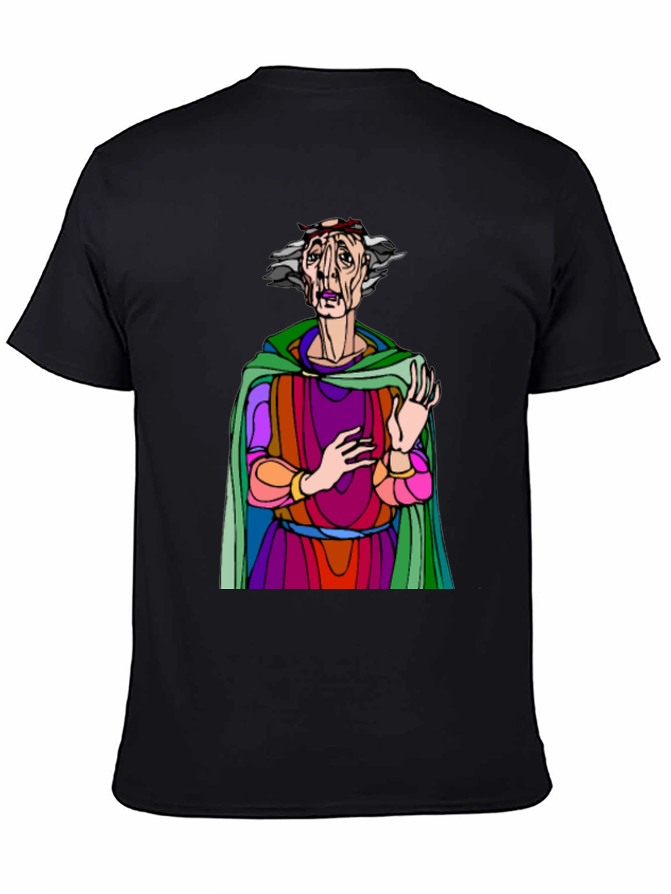 Unique Graphic T-Shirt with Artistic Character Design