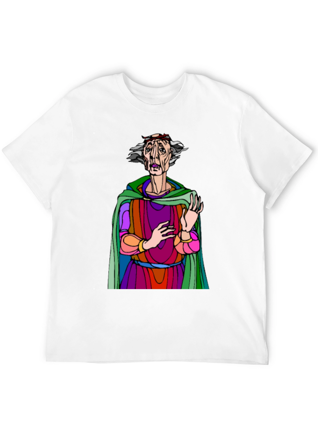Unique Graphic T-Shirt with Artistic Character Design