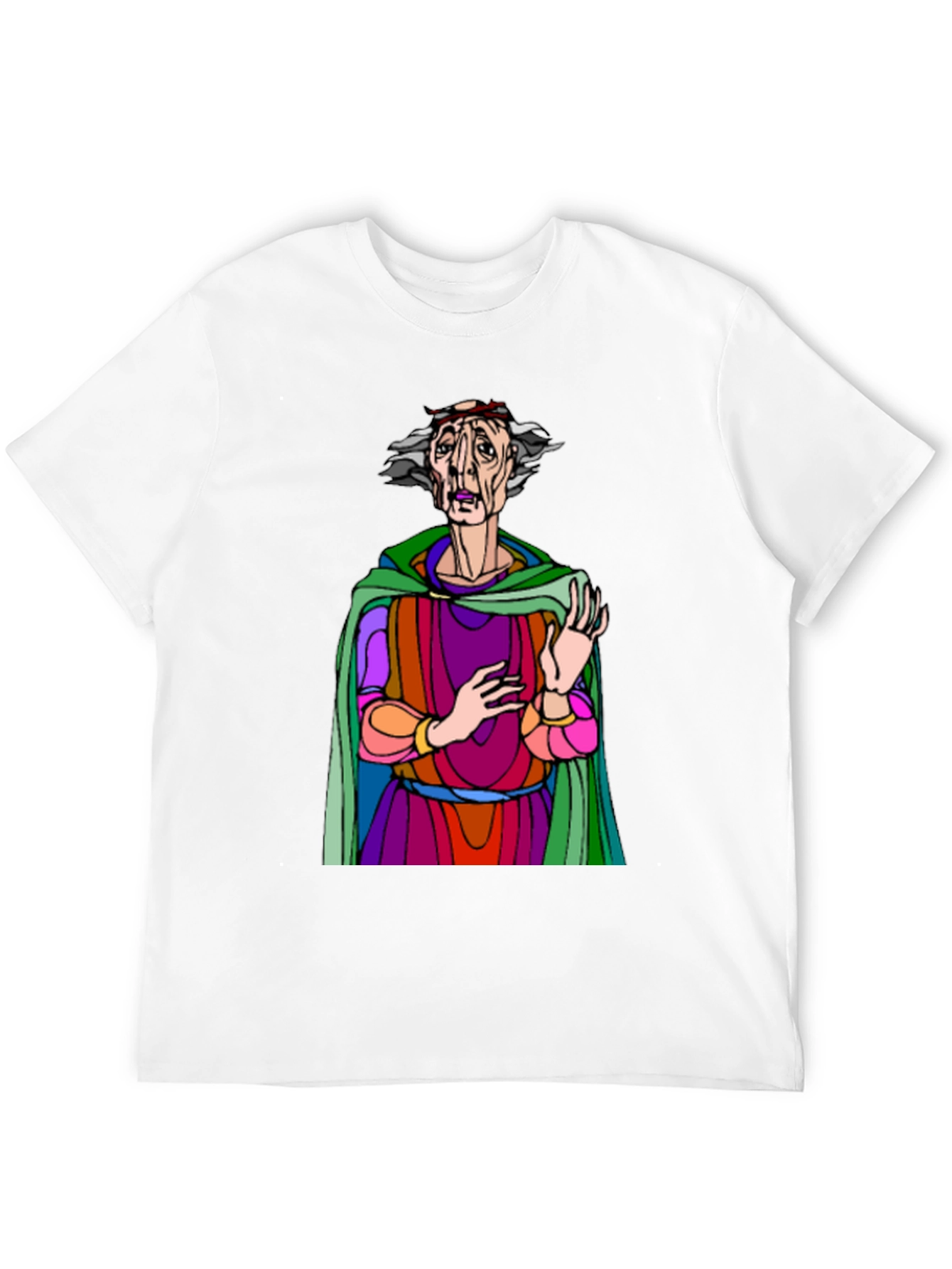 Unique Graphic T-Shirt with Artistic Character Design