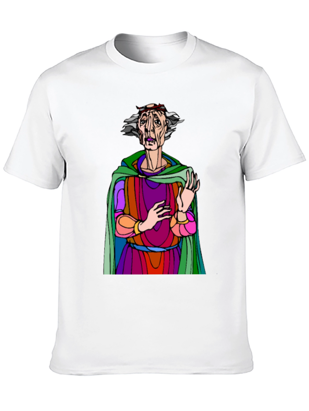 Unique Graphic T-Shirt with Artistic Character Design