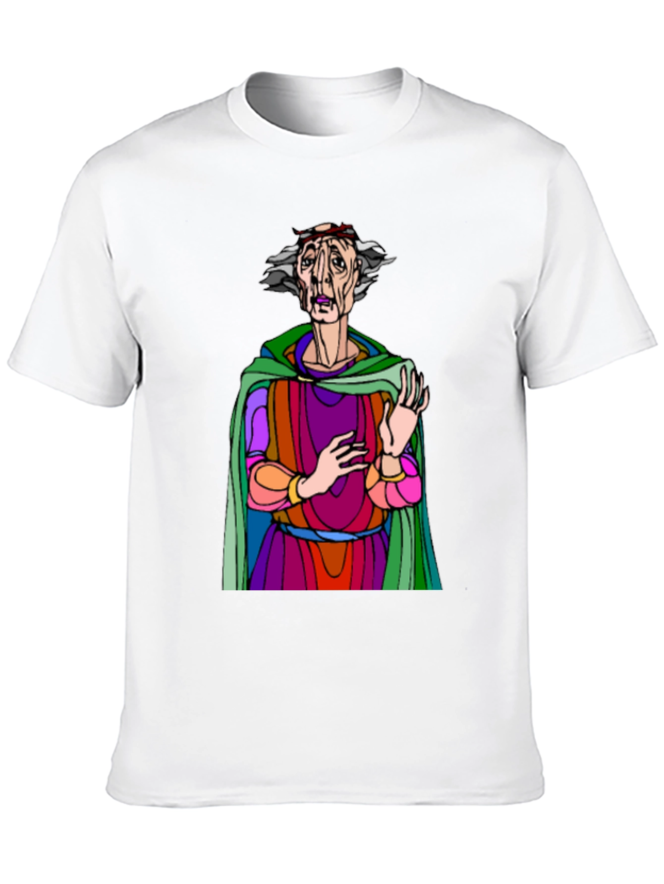 Unique Graphic T-Shirt with Artistic Character Design