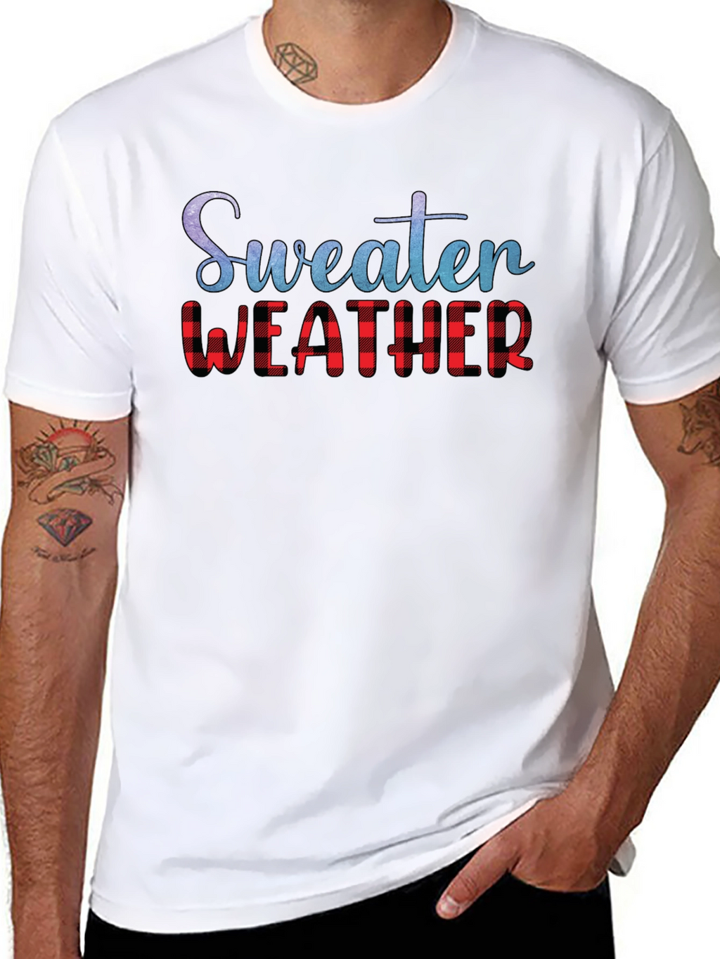 Sweater Weather Graphic Tee - Cozy Season Shirt
