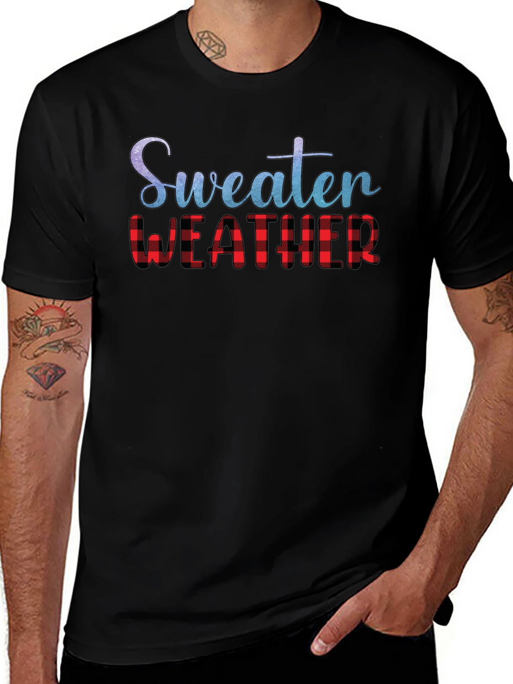 Sweater Weather Graphic Tee - Cozy Season Shirt