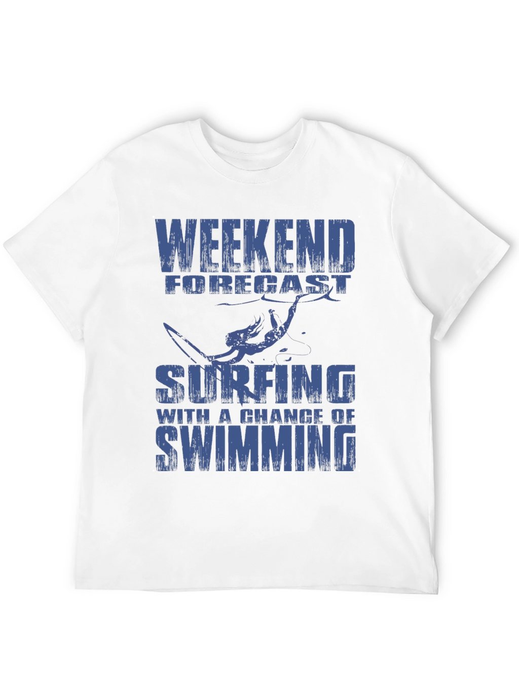 Surfing Weekend Forecast Mens Graphic T-Shirt
