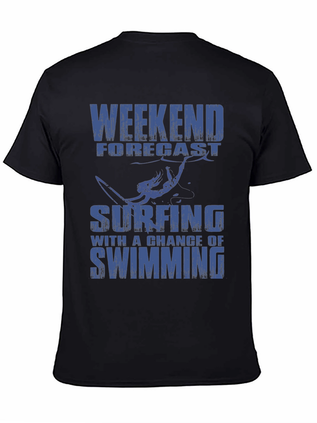 Surfing Weekend Forecast Mens Graphic T-Shirt