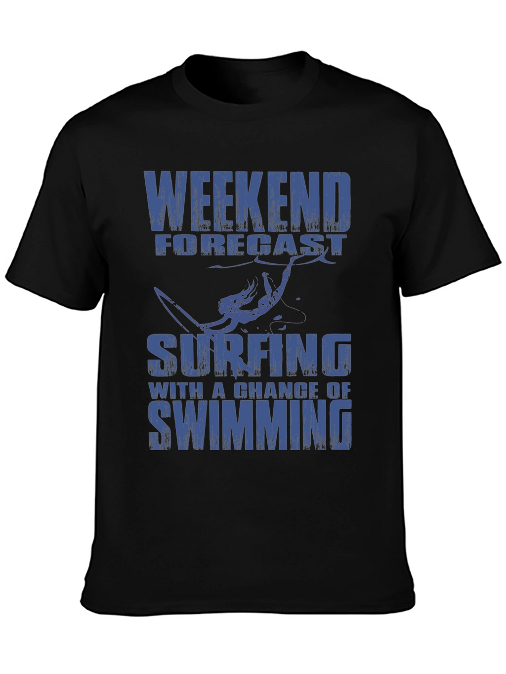 Surfing Weekend Forecast Mens Graphic T-Shirt