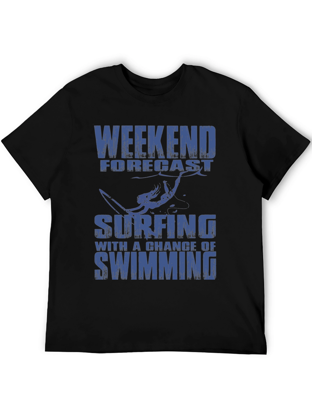 Surfing Weekend Forecast Mens Graphic T-Shirt