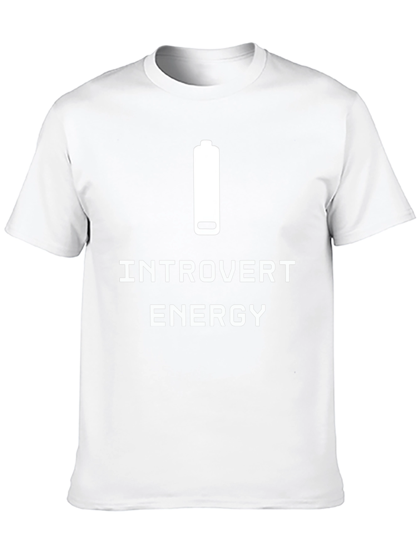 Introvert Energy T-Shirt -  Comfortable Black Tee