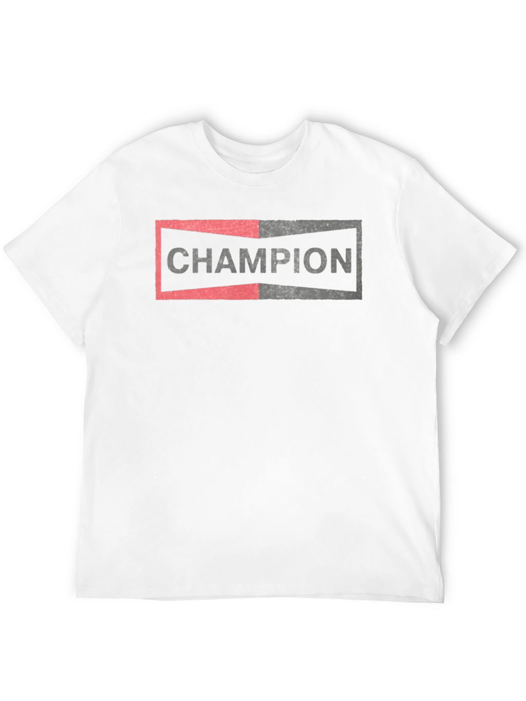 Champion Graphic Tee - Mens Black Cotton Blend T-Shirt