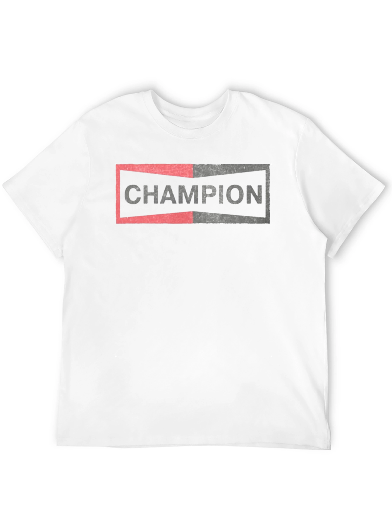 Champion Graphic Tee - Mens Black Cotton Blend T-Shirt