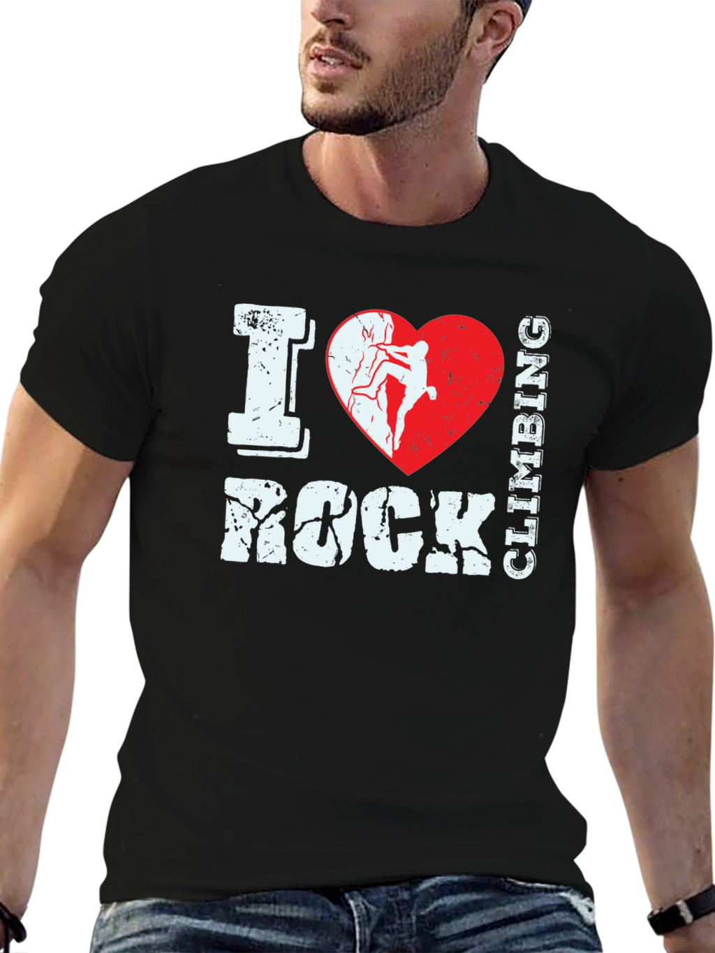 I Heart Rock Climbing T-Shirt