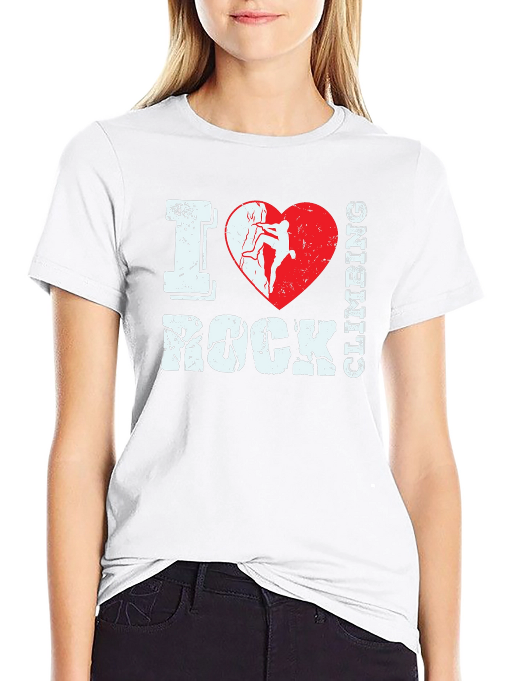 I Heart Rock Climbing T-Shirt