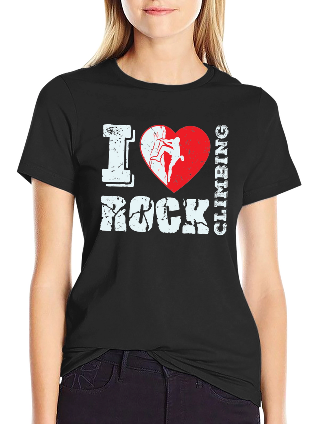 I Heart Rock Climbing T-Shirt