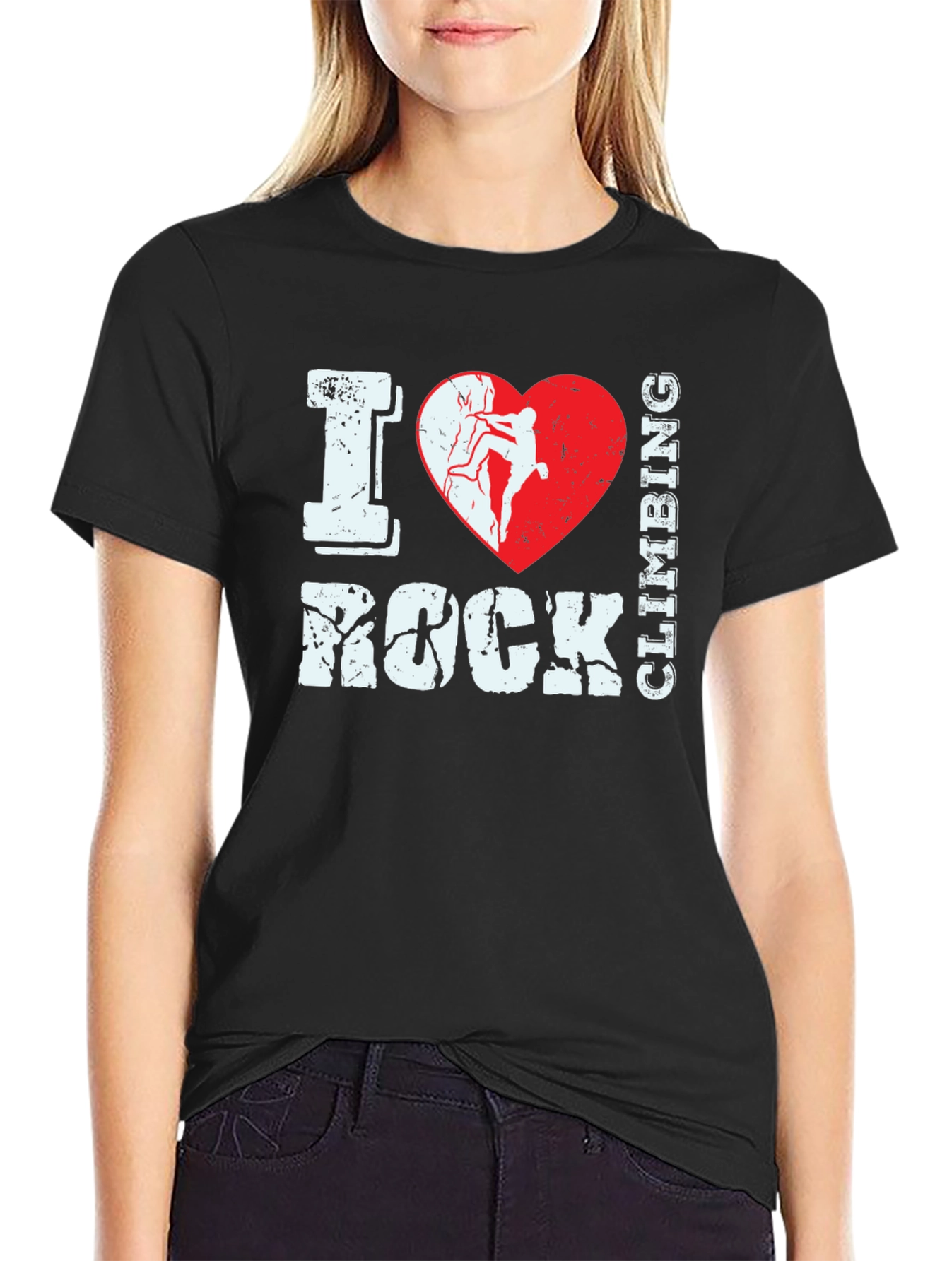 I Heart Rock Climbing T-Shirt