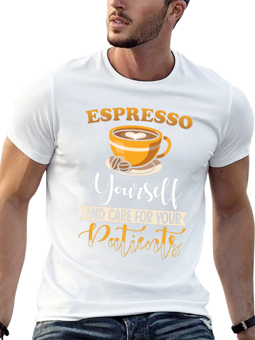 Espresso Yourself Nurse T-Shirt - Coffee Lover Tee