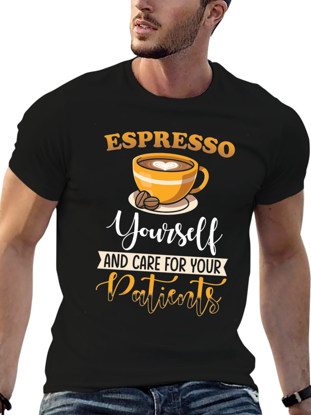 Espresso Yourself Nurse T-Shirt - Coffee Lover Tee
