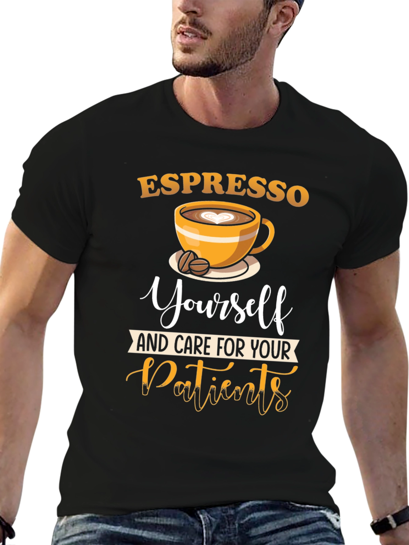 Espresso Yourself Nurse T-Shirt - Coffee Lover Tee