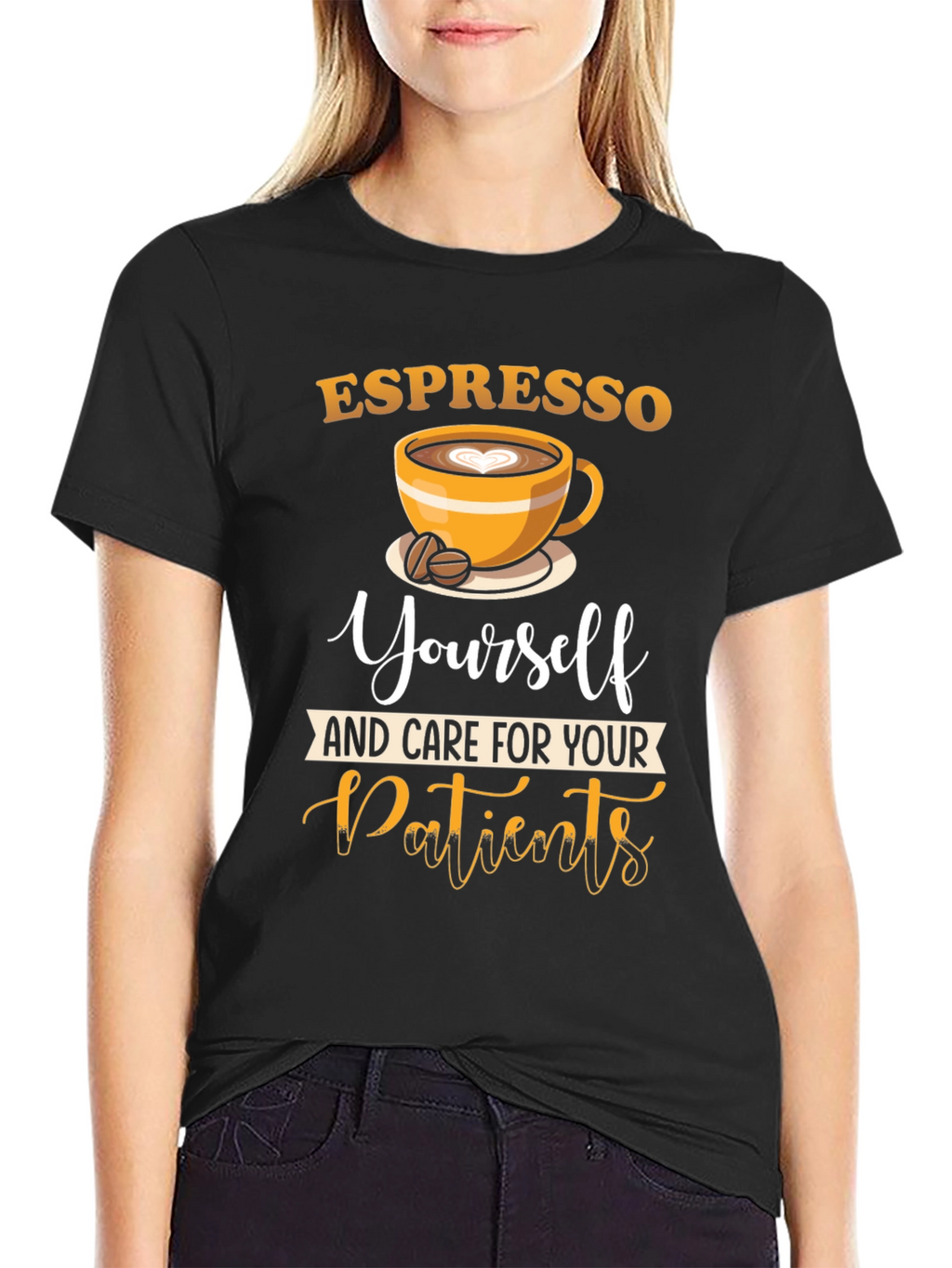 Espresso Yourself Nurse T-Shirt - Coffee Lover Tee
