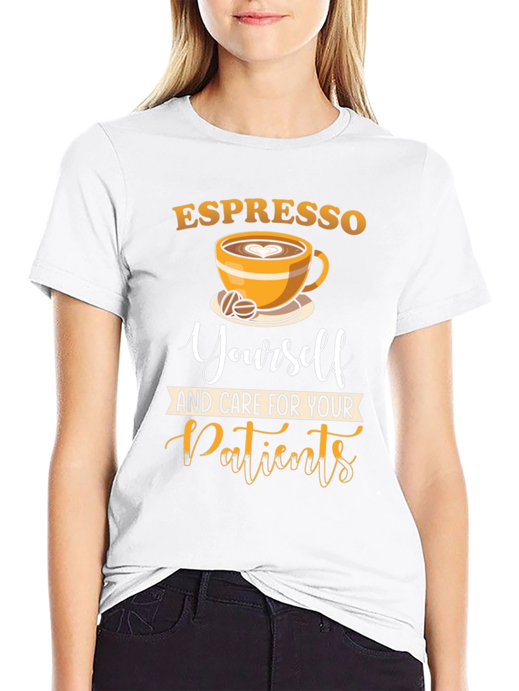 Espresso Yourself Nurse T-Shirt - Coffee Lover Tee