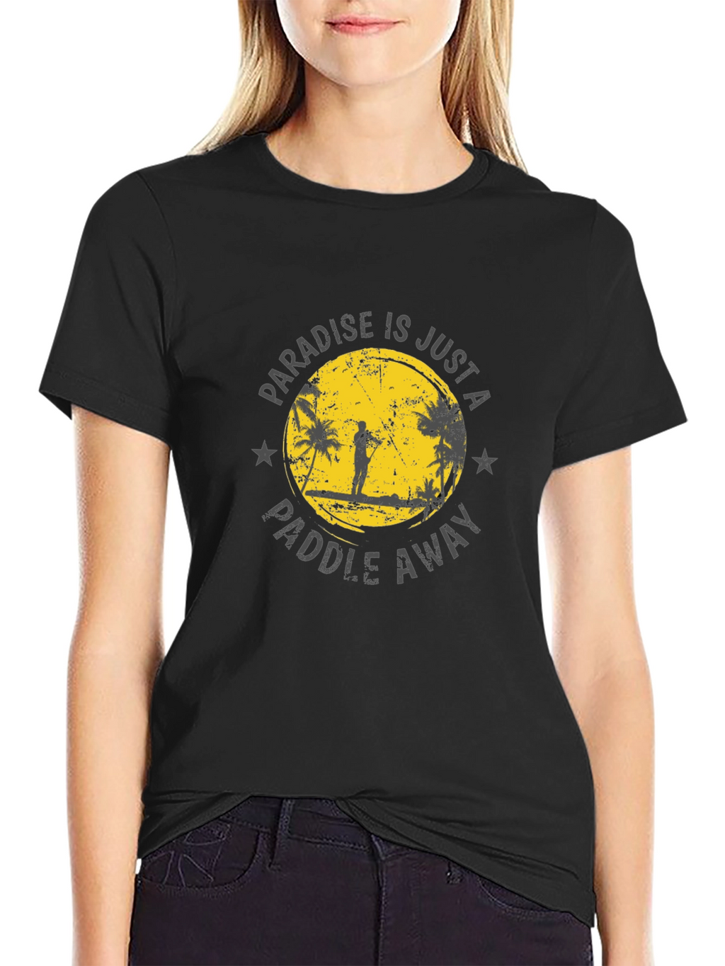 Paradise Paddle Away T-Shirt - Island Vibes