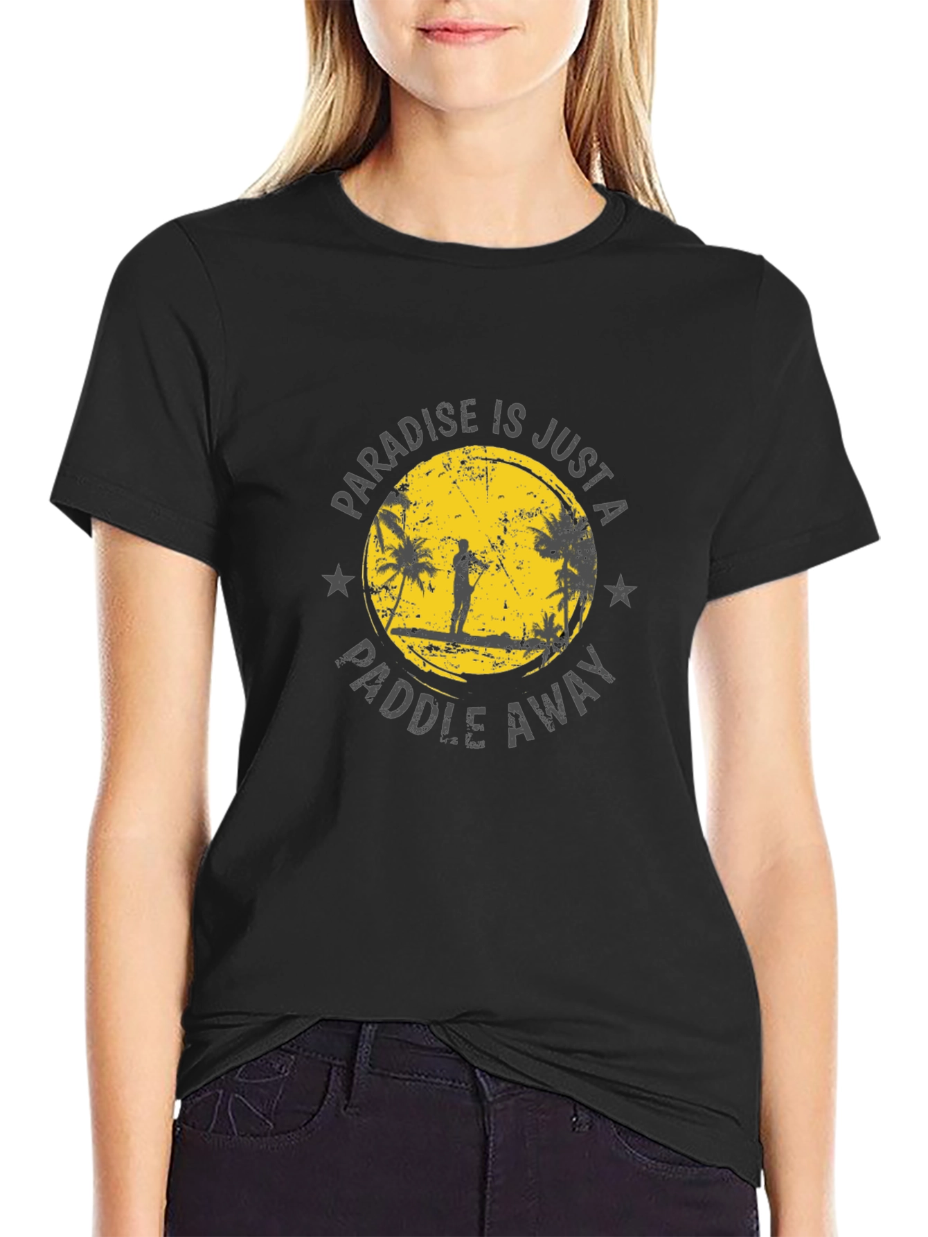Paradise Paddle Away T-Shirt - Island Vibes