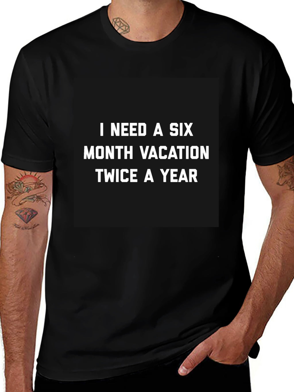 Six Month Vacation Graphic Tee