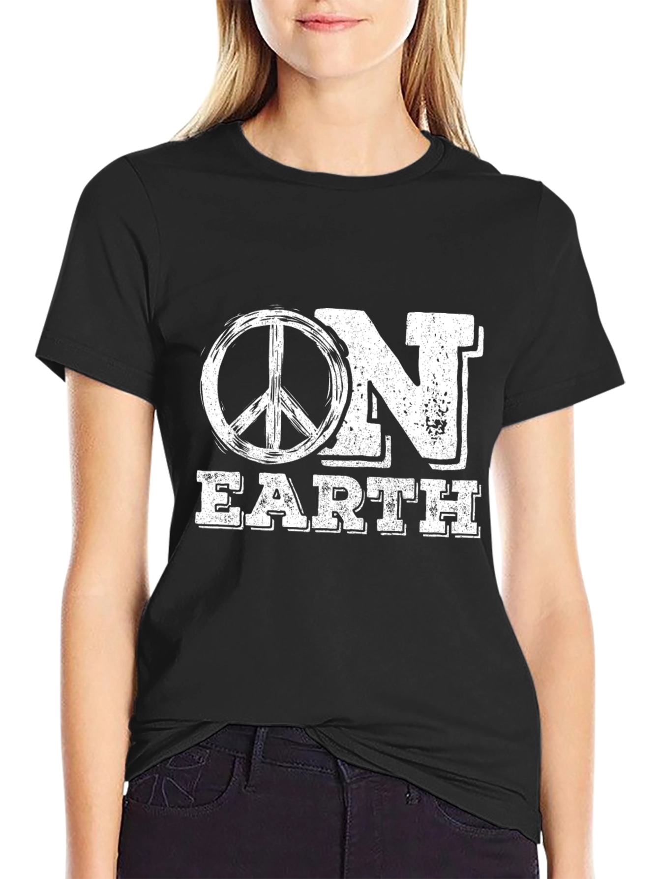 Peace On Earth Graphic T-Shirt - Stylish & Comfortable
