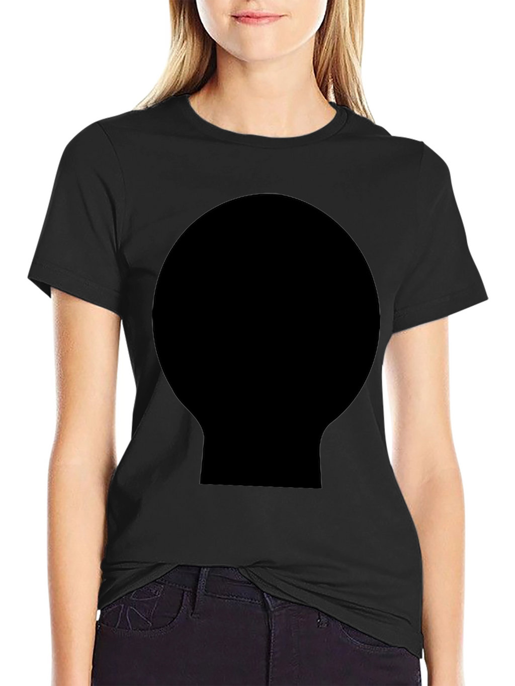Mens Basic Black T-Shirt