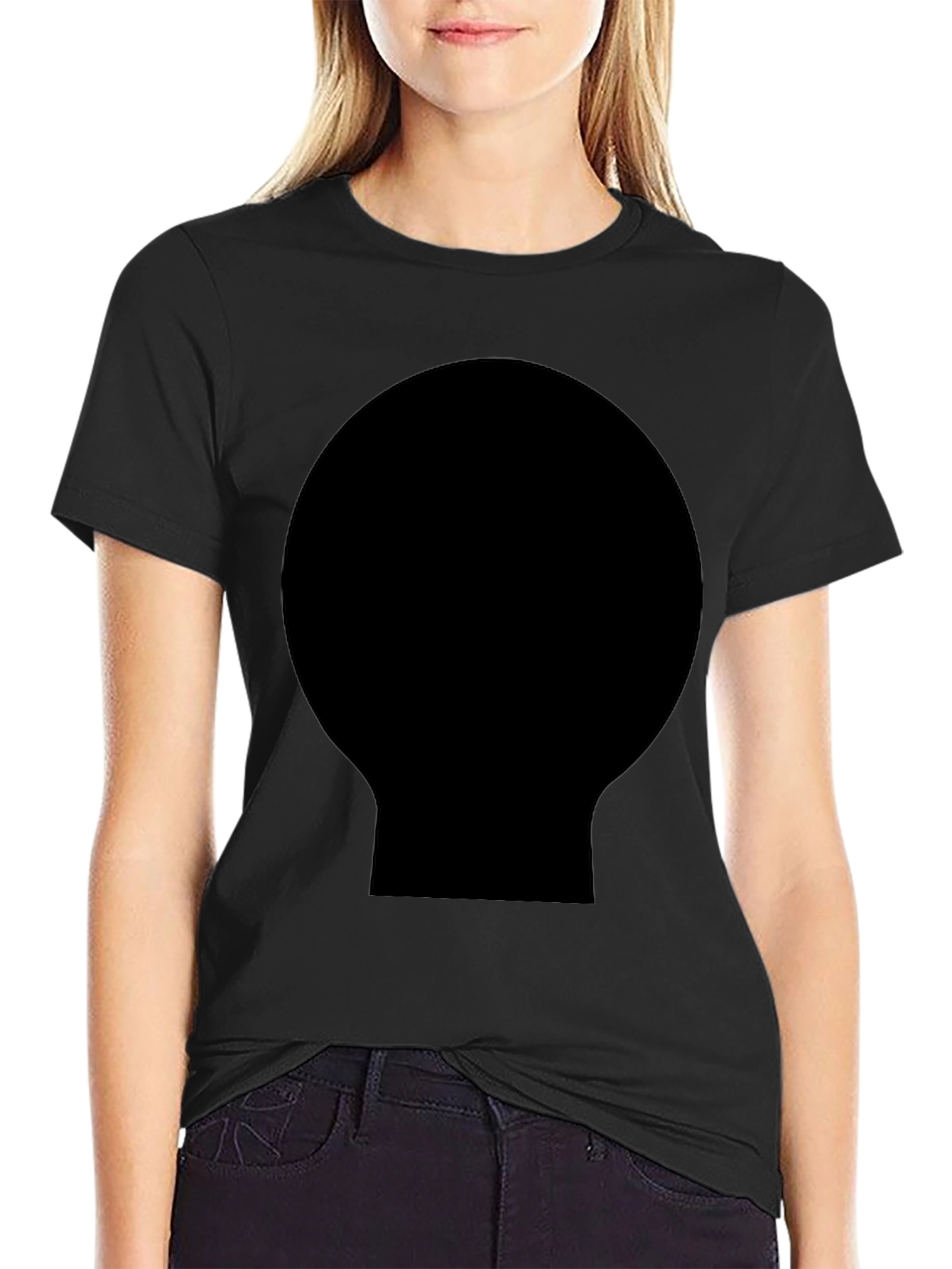 Mens Basic Black T-Shirt