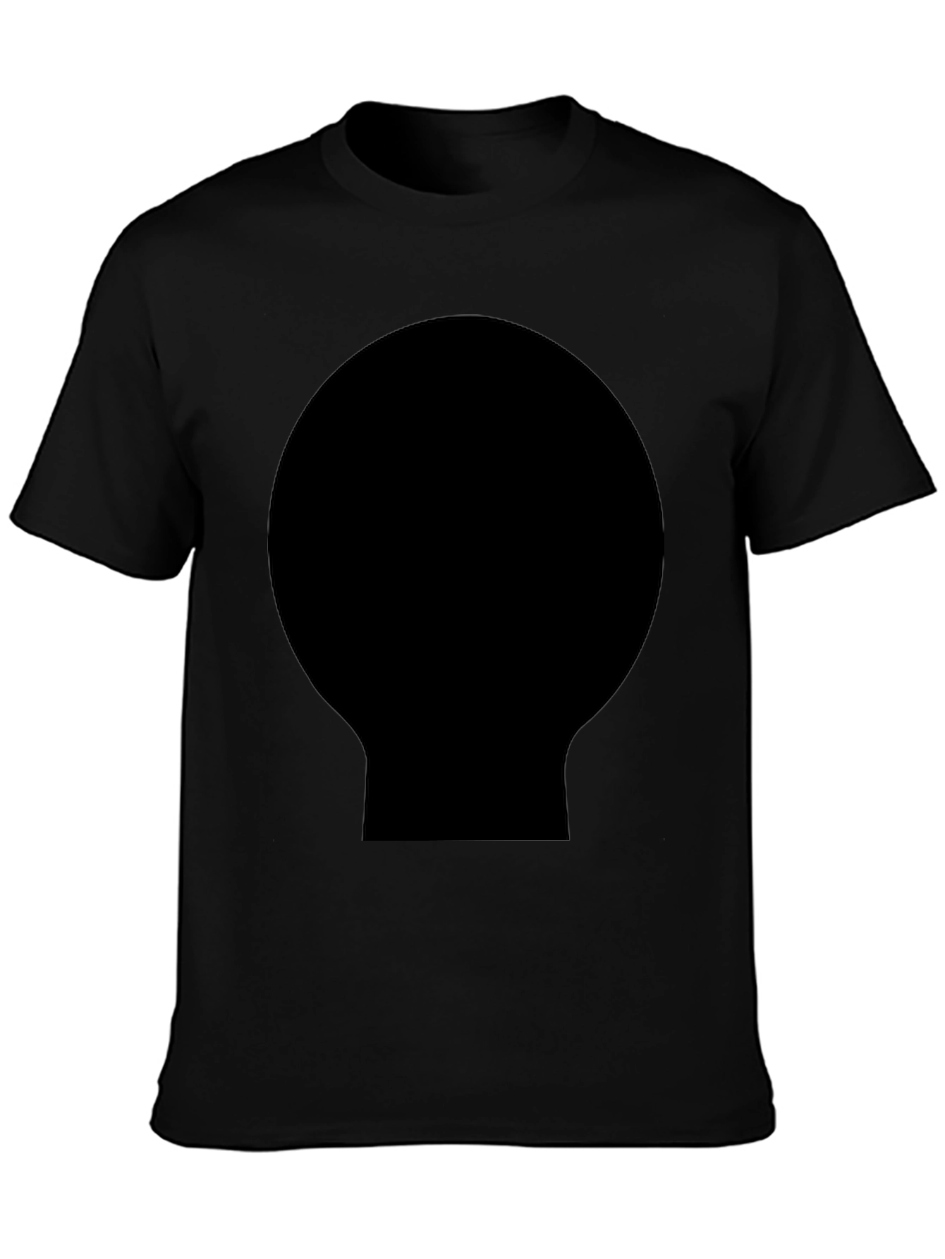 Mens Basic Black T-Shirt