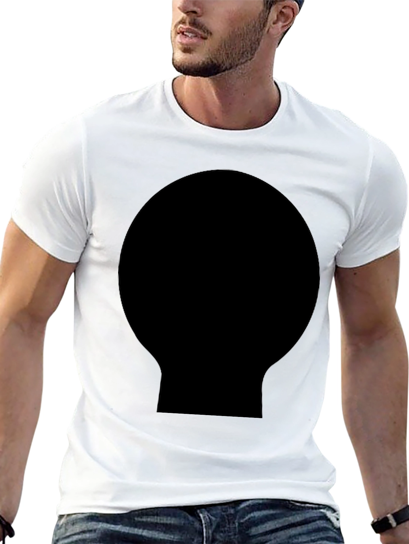 Mens Basic Black T-Shirt