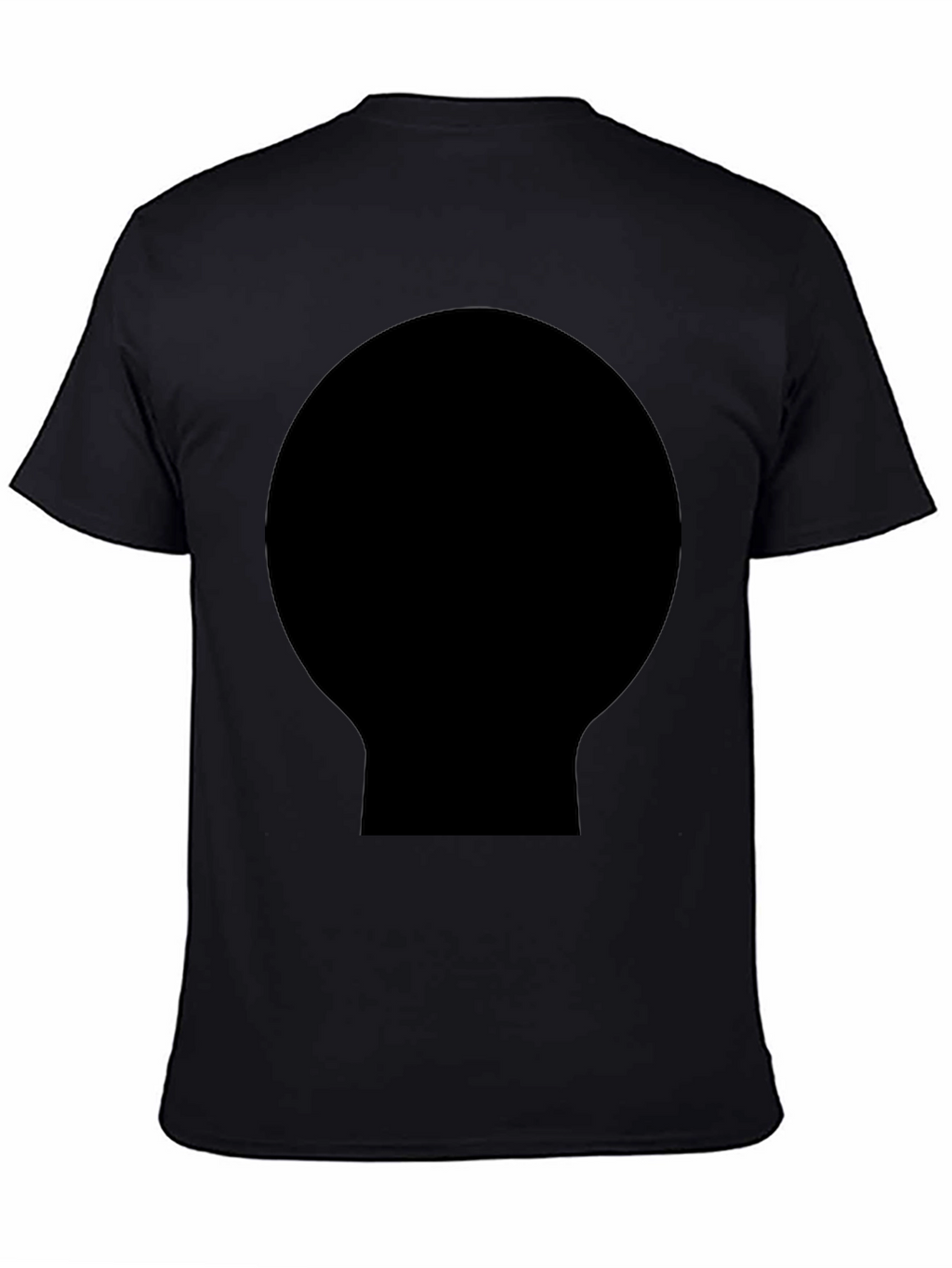Mens Basic Black T-Shirt