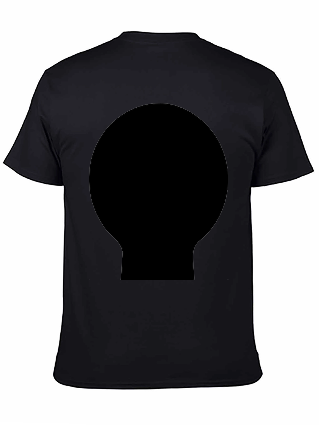 Mens Basic Black T-Shirt