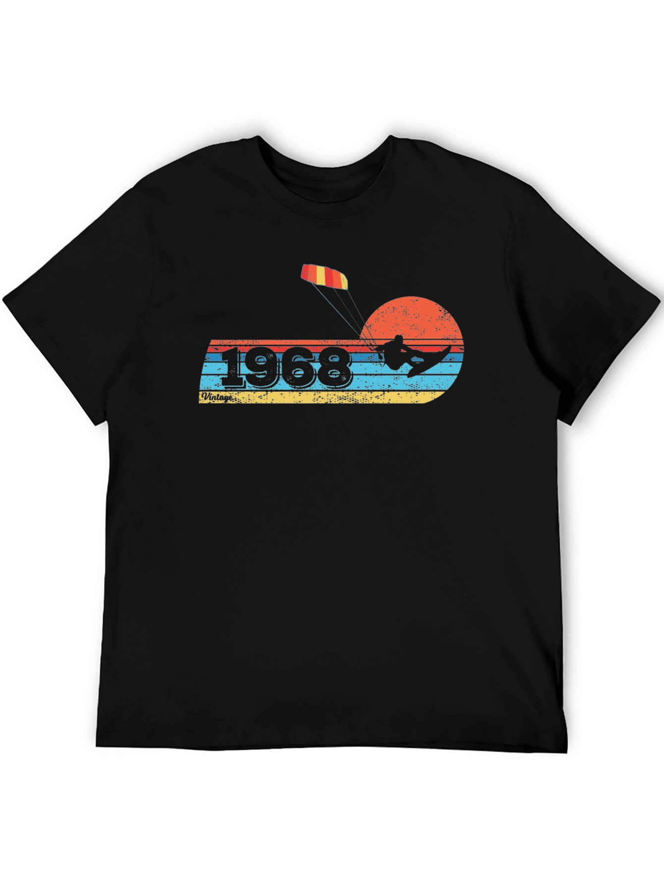 1968 Kitesurfing T-Shirt Vintage Style Tee