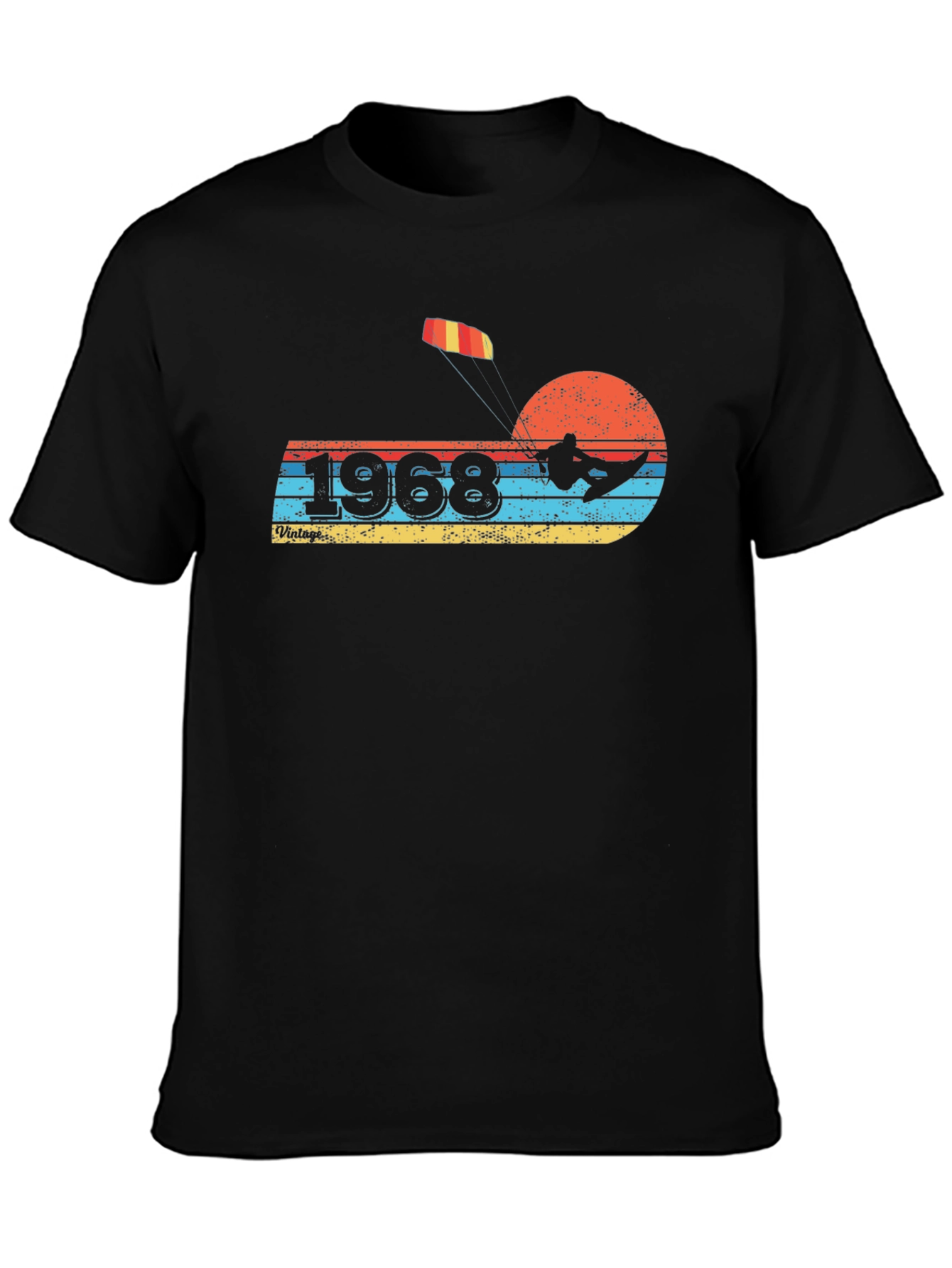 1968 Kitesurfing T-Shirt Vintage Style Tee