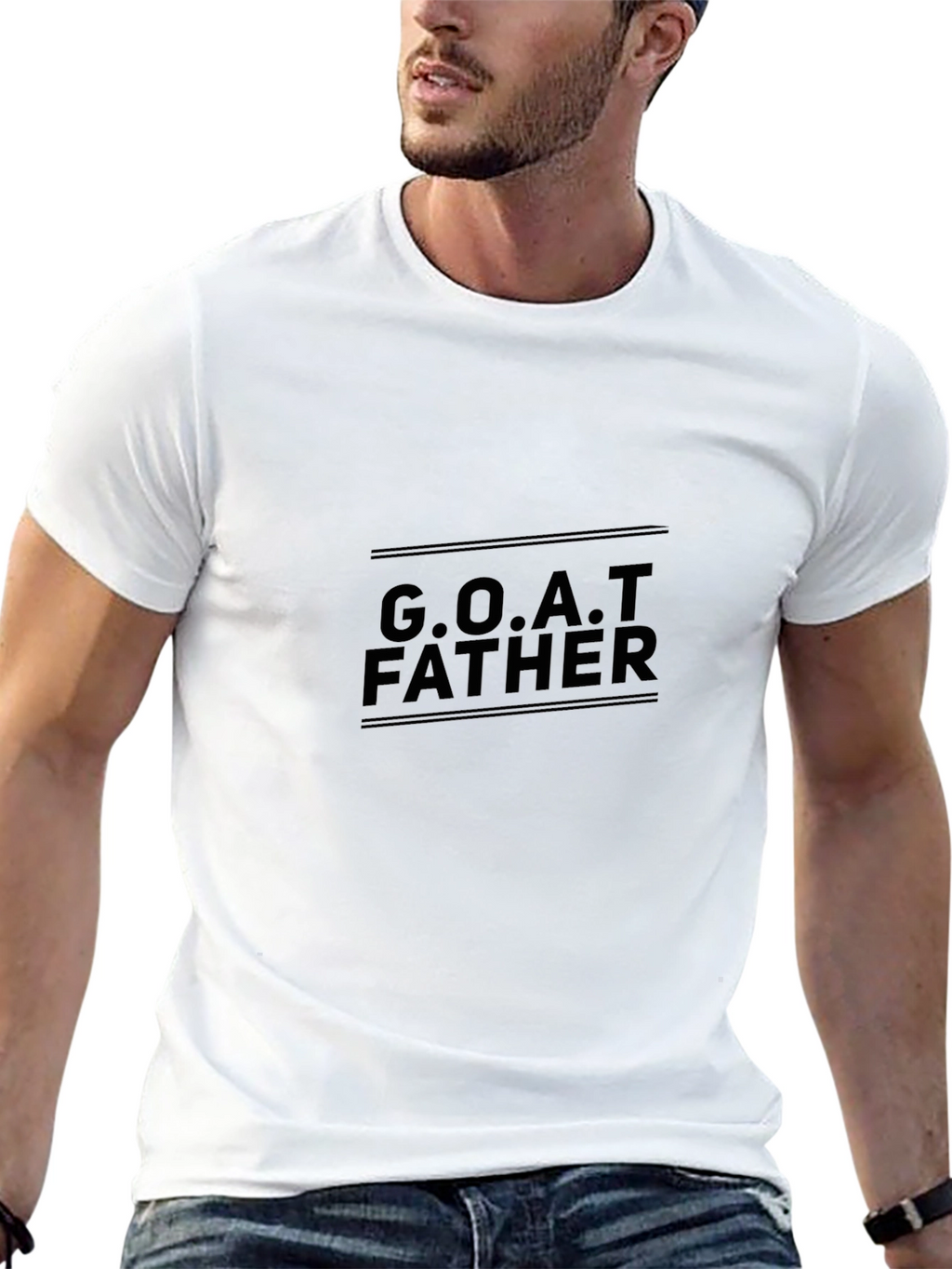 GOAT Father T-Shirt - Greatest Dad Ever!