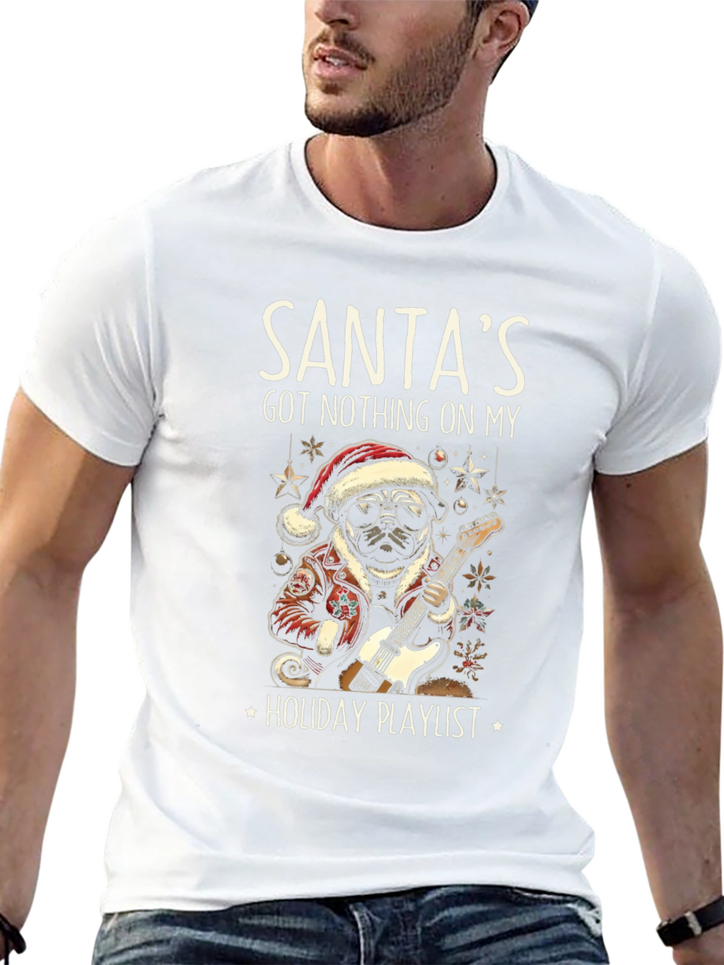 Santas Holiday Playlist T-Shirt