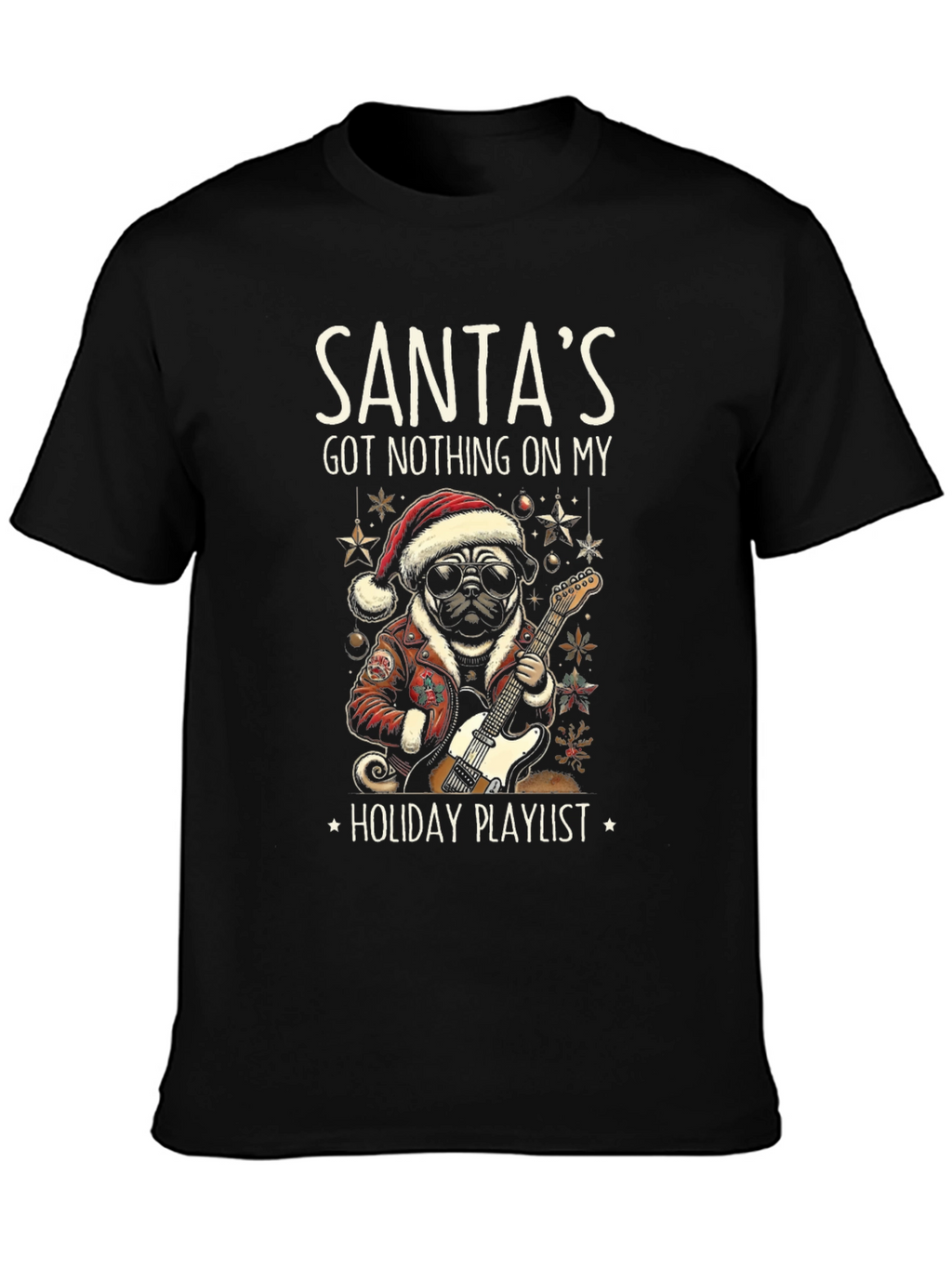 Santas Holiday Playlist T-Shirt