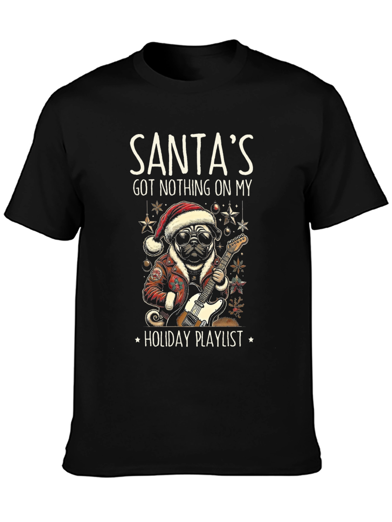 Santas Holiday Playlist T-Shirt