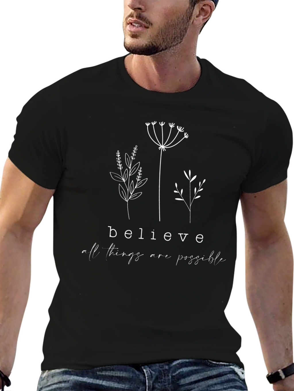 Believe Graphic T-Shirt - All Things Possible