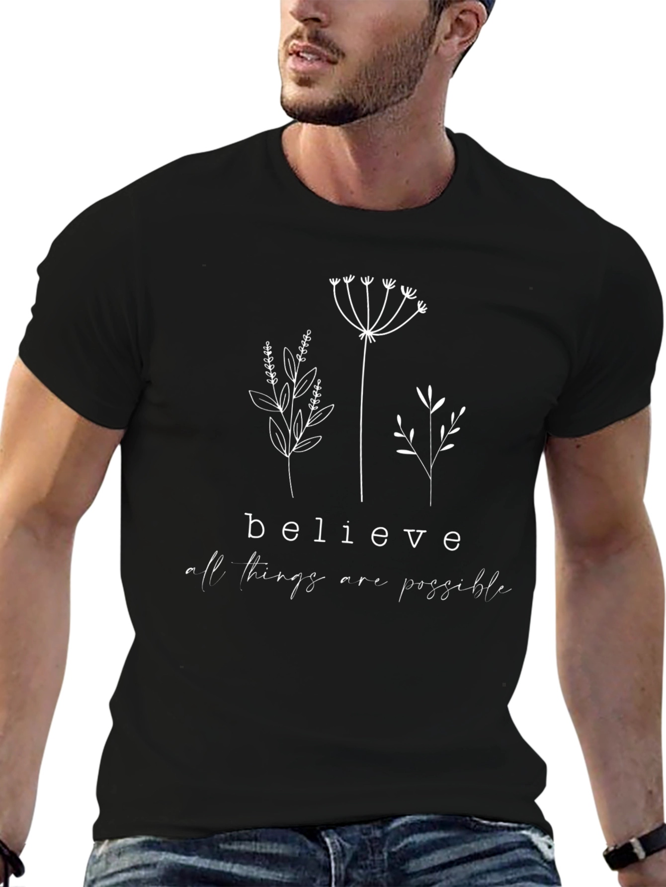 Believe Graphic T-Shirt - All Things Possible