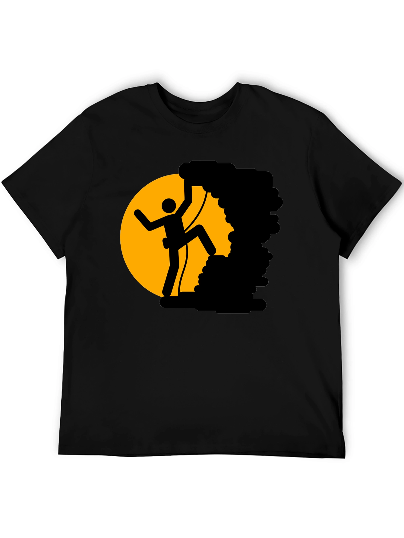 Climbing Stick Figure T-Shirt - Adventure Tee